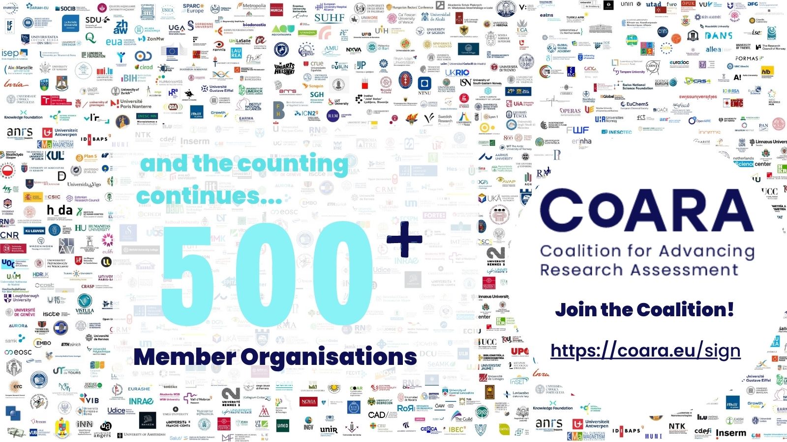 500 Members CoARA (3) 500 Members CoARA (3)