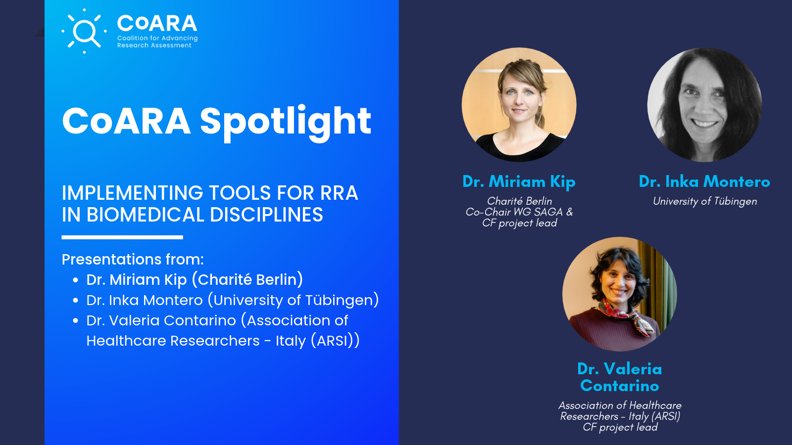 CoARA Spotlight BioMed
