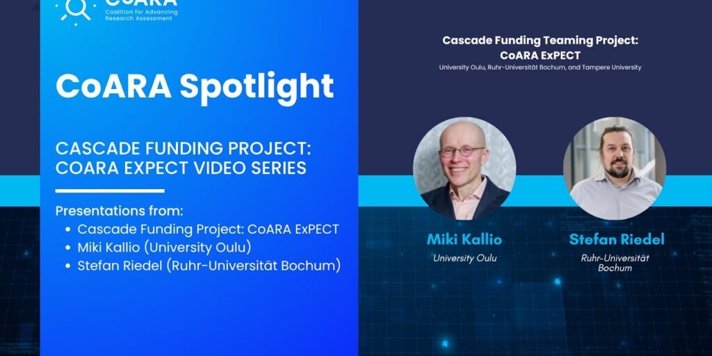 CoARA Spotlight: Cascade Funding Project CoARA ExPECT Video Series